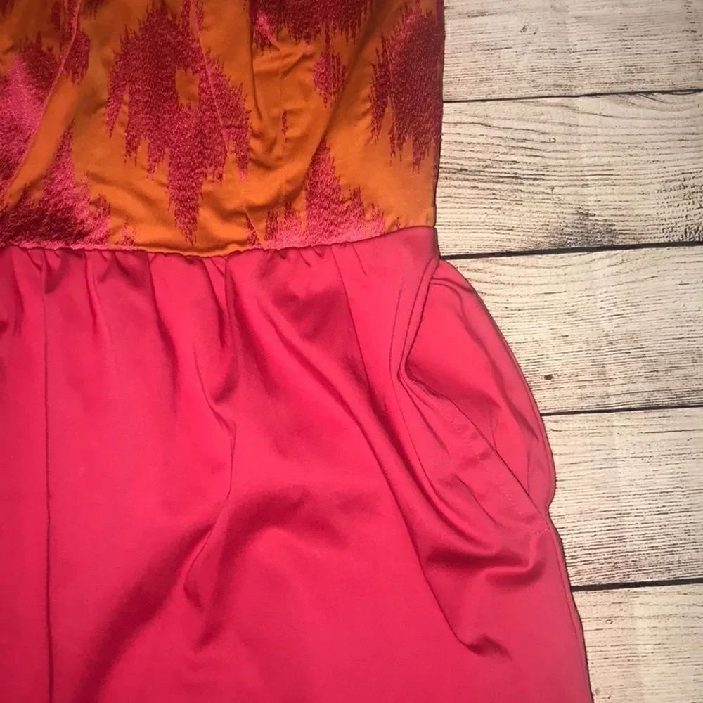 NEW Judith March Strapless Ikat Mini Dress - Picture 3 of 6